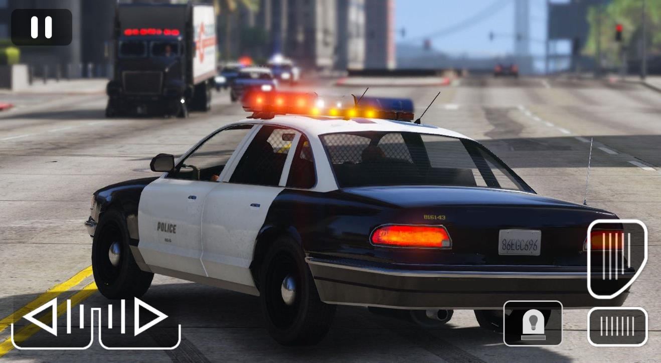 现代城市警车模拟器游戏官方手机版  v1.0图1