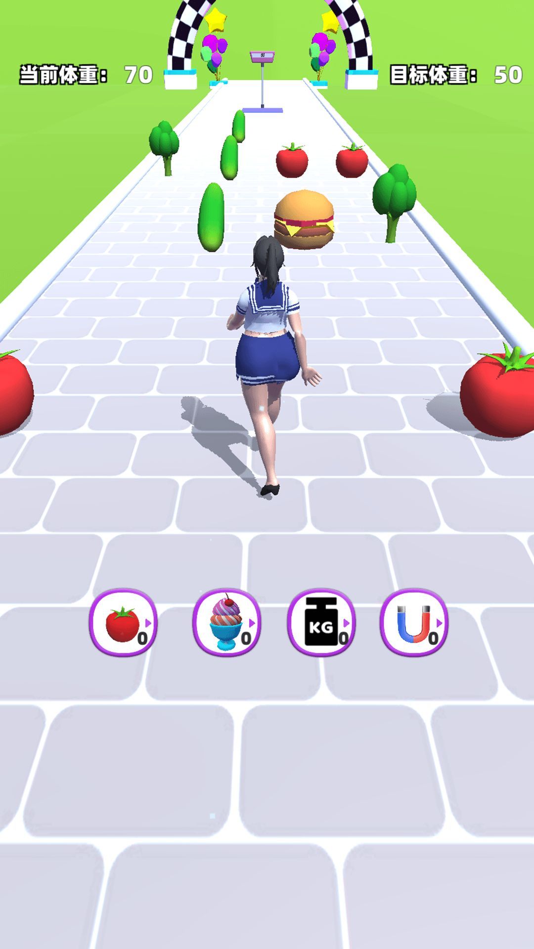 疯狂减肥跑酷手机版游戏  v1.0图1